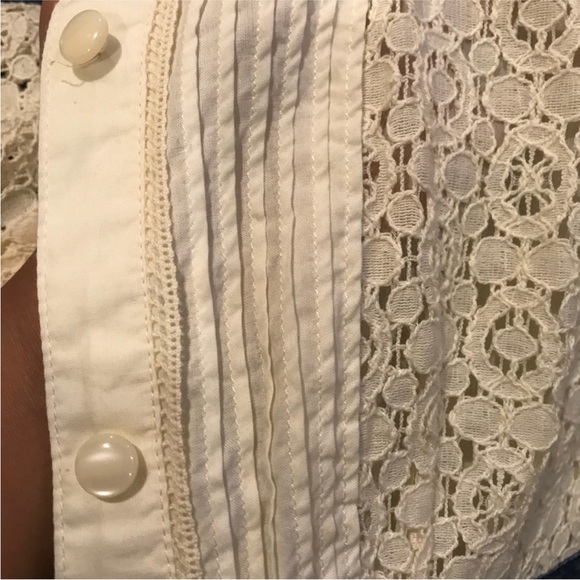 Anthropologie HD in Paris lace and chambray dress - Picture 6 of 6